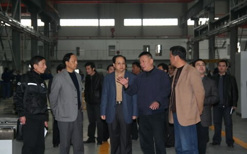 杭州市臨(lín)安市領導來(lái)公司調研
