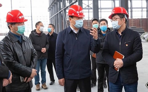 浦江縣委書(shū)記程天雲調(diào)研杭機浦江(jiang)建設項目複(fu)工情況