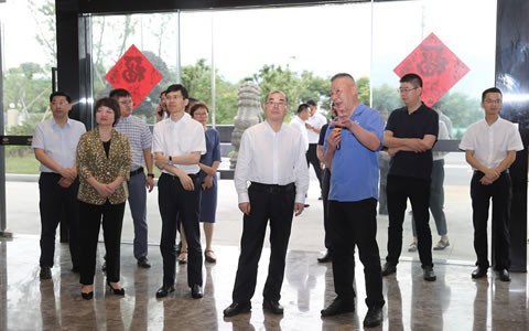 浙江(jiāng)省委宣傳部(bu)部長朱國賢(xian)一行莅臨杭(háng)機考察調研(yán)